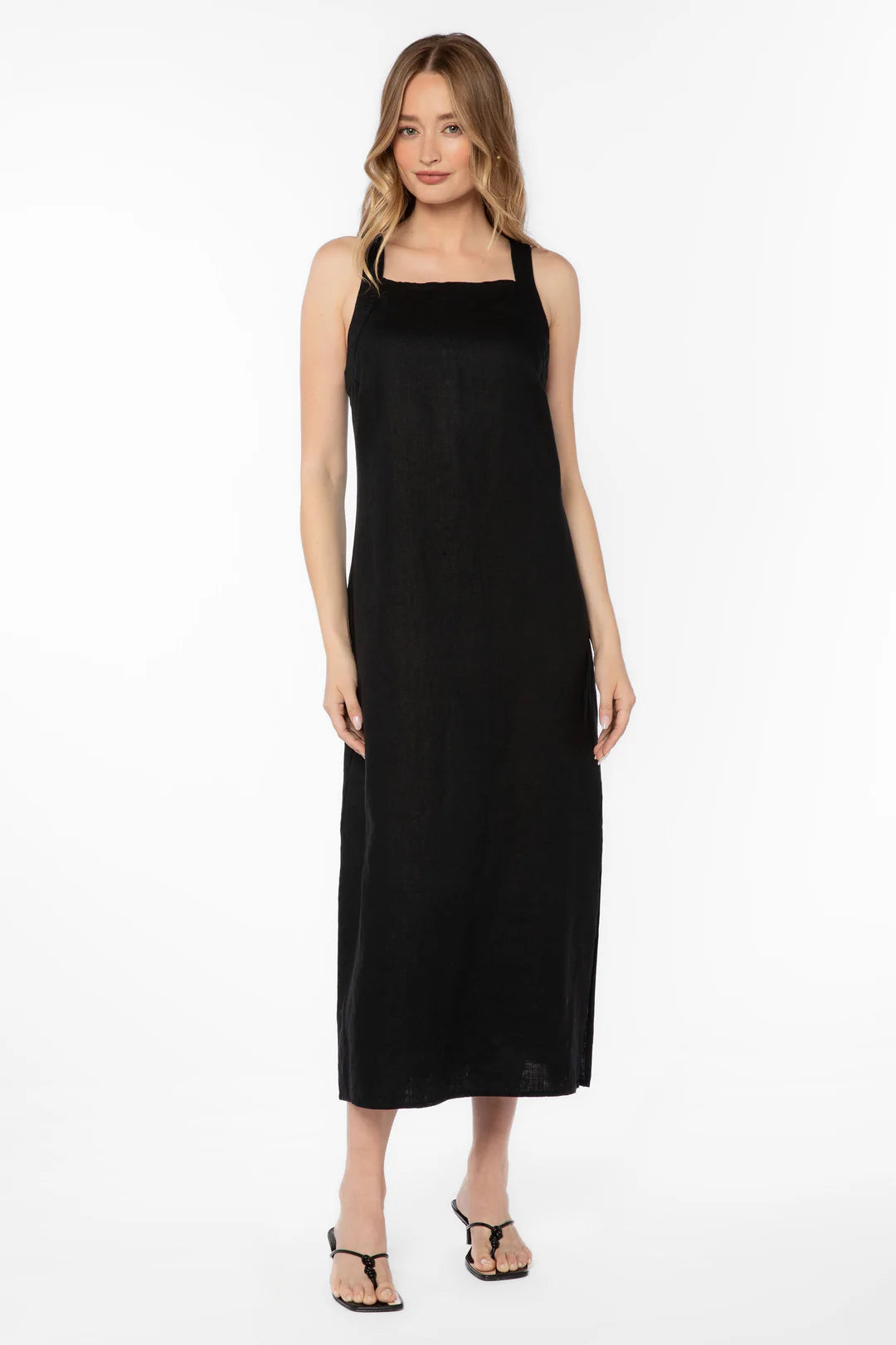 Ashanti Midi Dress - Black