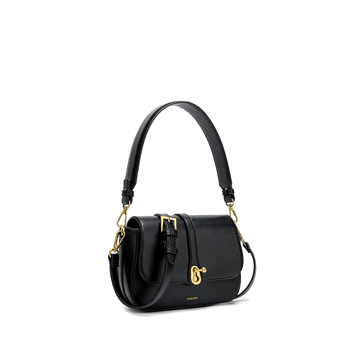 Athena Saddle Bag - Black