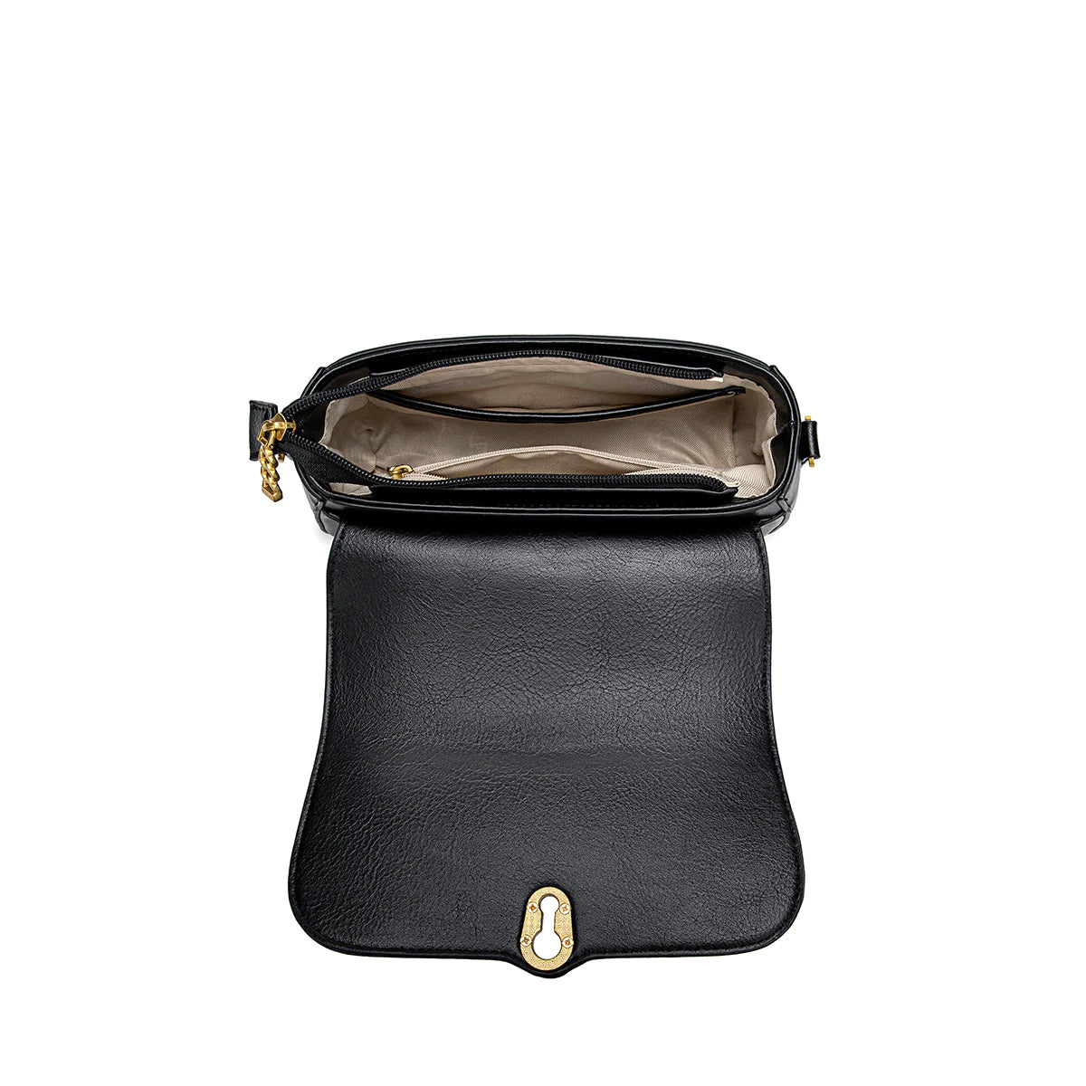 Athena Saddle Bag - Black