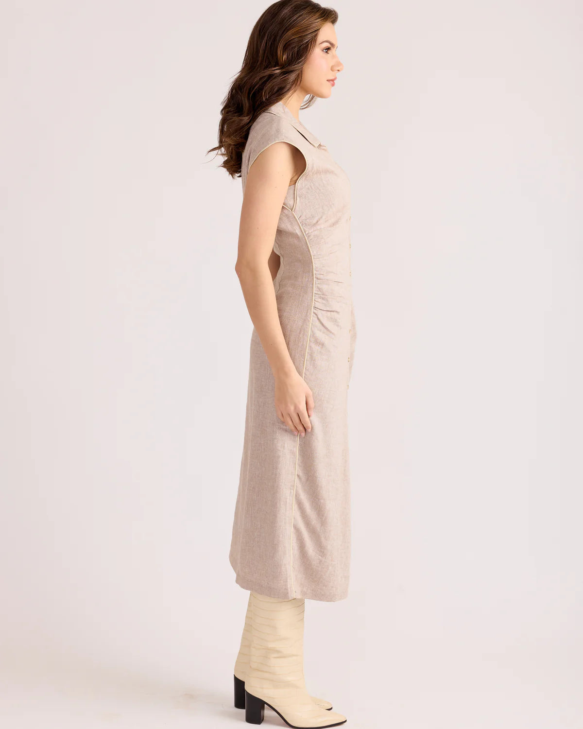 Layna Dress - Chalk