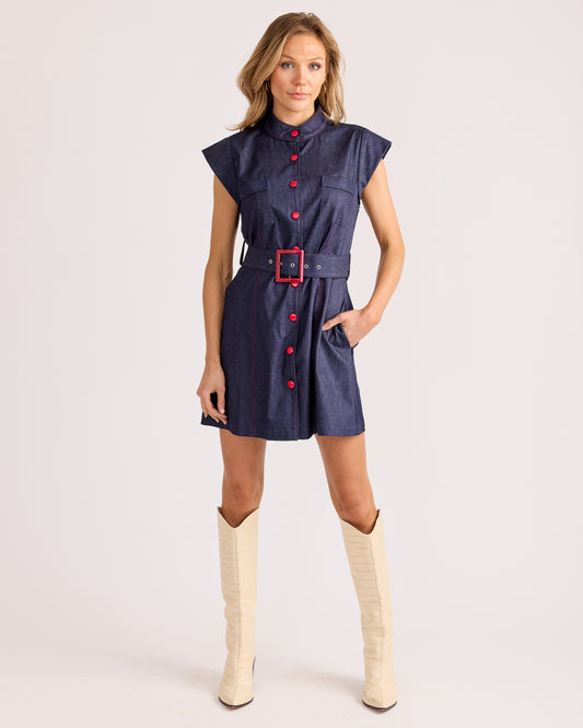 Suzie Dress - Ink Blue