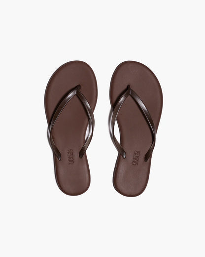 TKEES Aqua Lily Flip Flop - Brun
