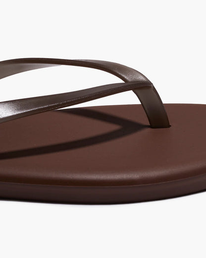 TKEES Aqua Lily Flip Flop - Brun