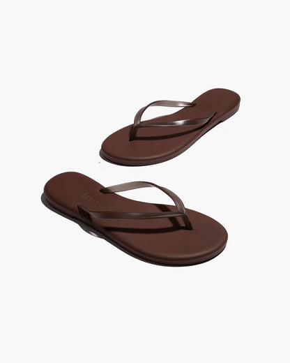 TKEES Aqua Lily Flip Flop - Brun