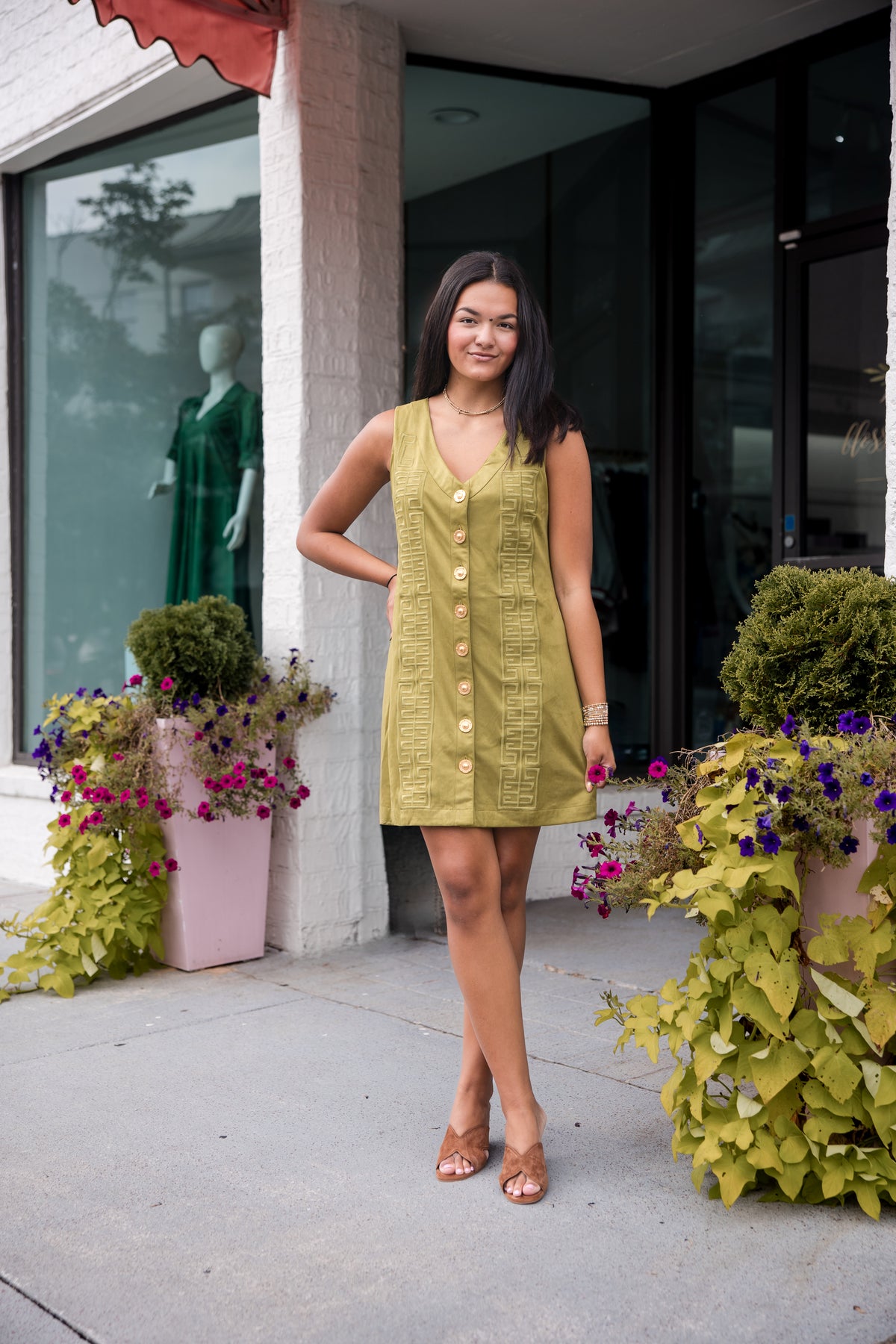Blake Dress - Cardamom