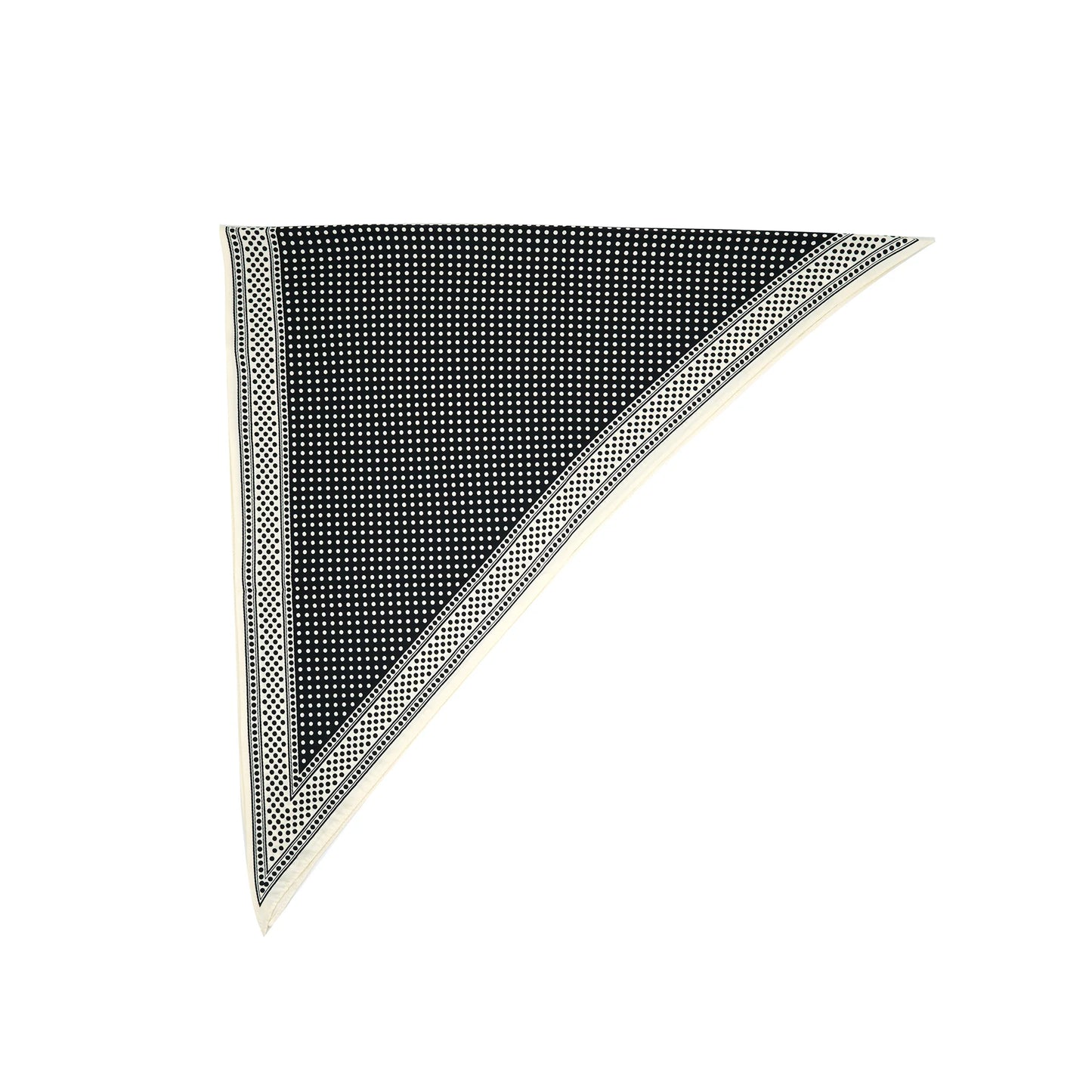 Monaco Dot Scarf - Black