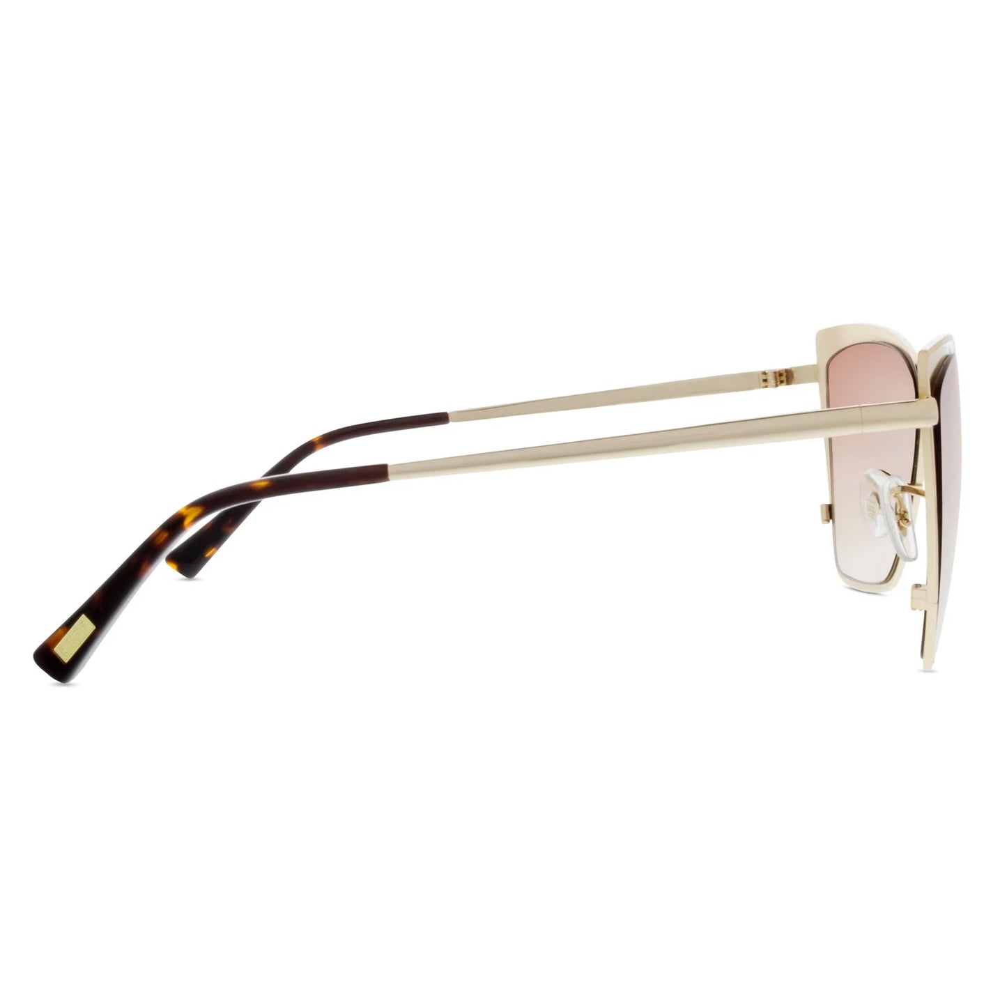 DIFF Eyewear - Becky - Gold Flash Brown Gradient Sunglasses