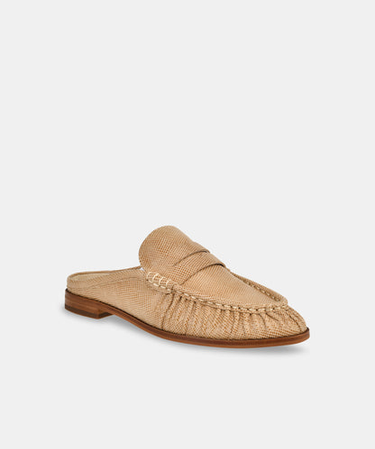 LATTE EMBOSSED SUEDE