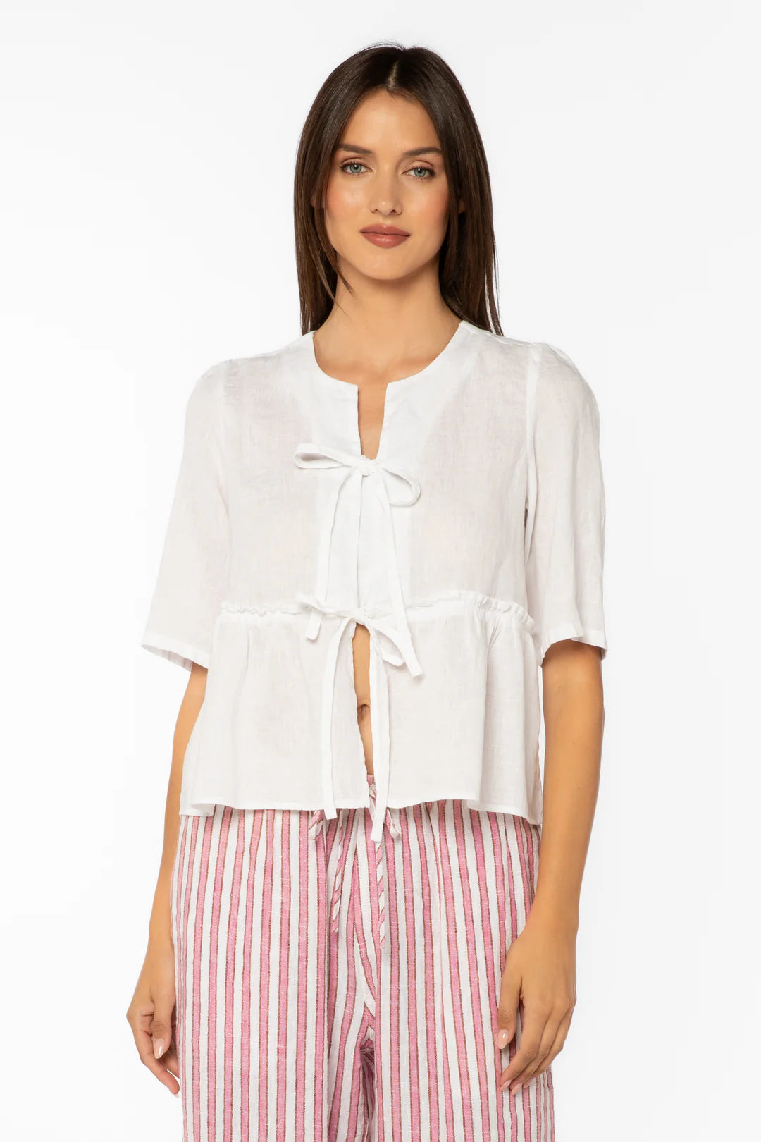 Bevie Top - Optic White