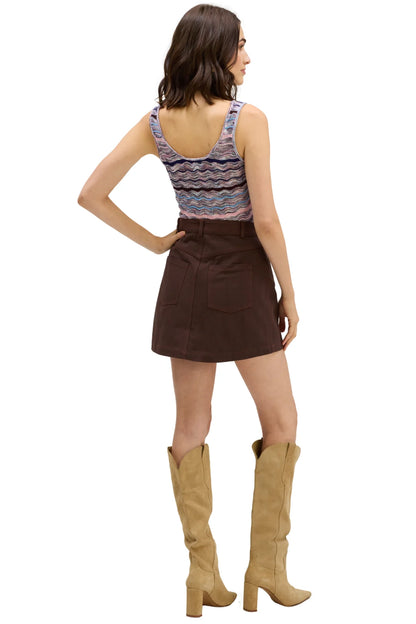 Bianca Tank Top - Blue/Pink Multi