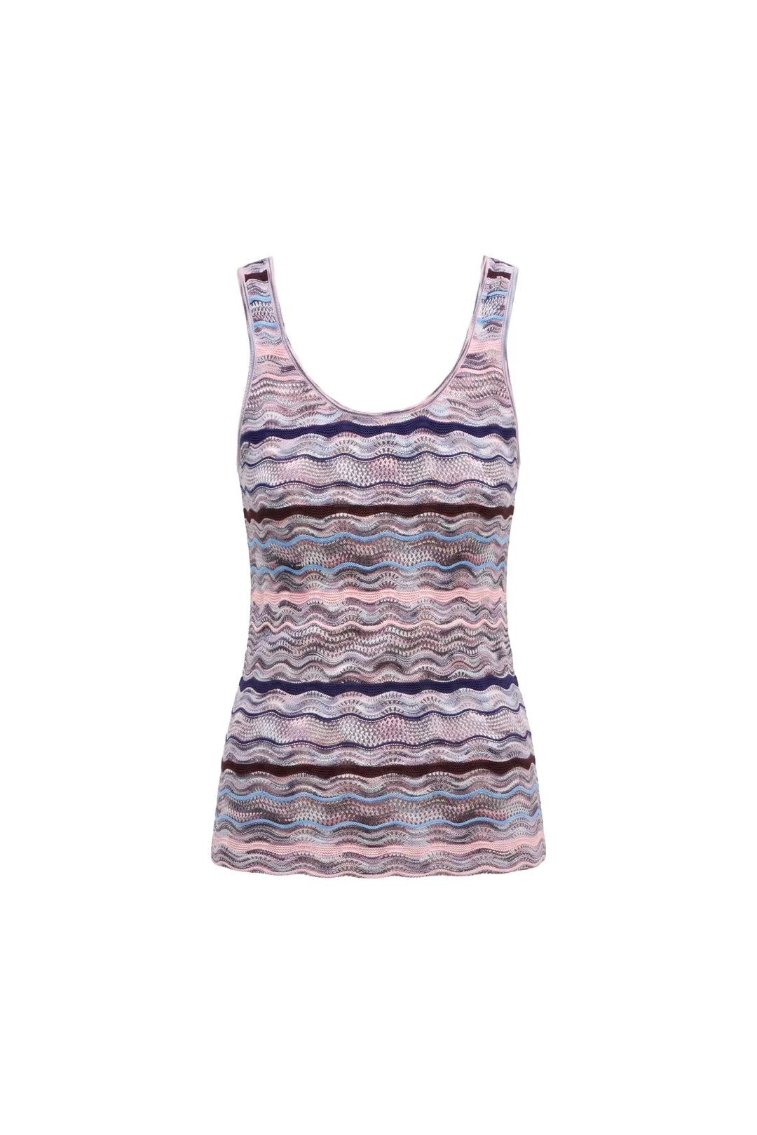 Bianca Tank Top - Blue/Pink Multi