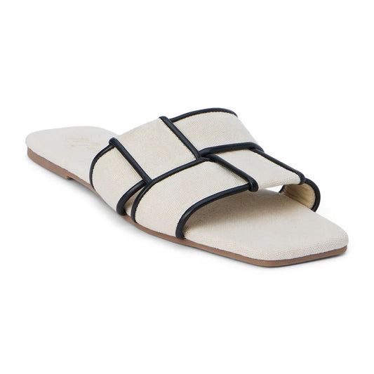 Biscayne Slide Sandal - Natural