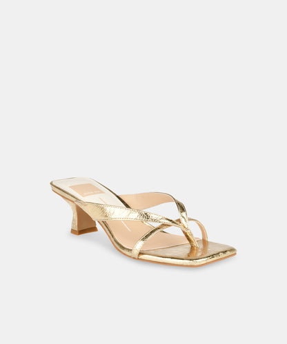 GOLD DISTRESSED LEATHER