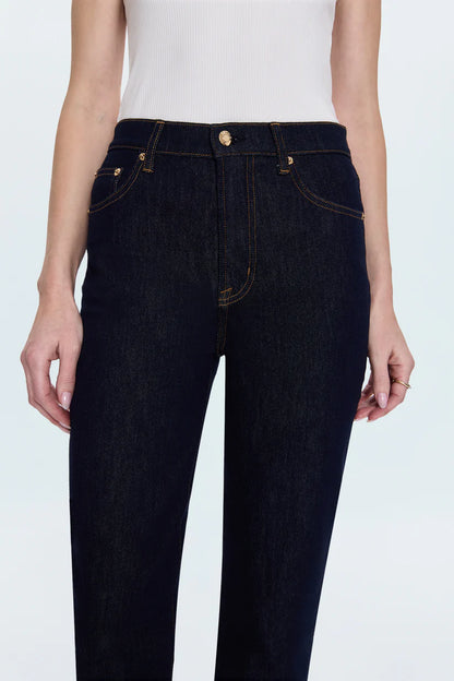 Bri High Rise Slim Straight Ankle Jean - Nightfall
