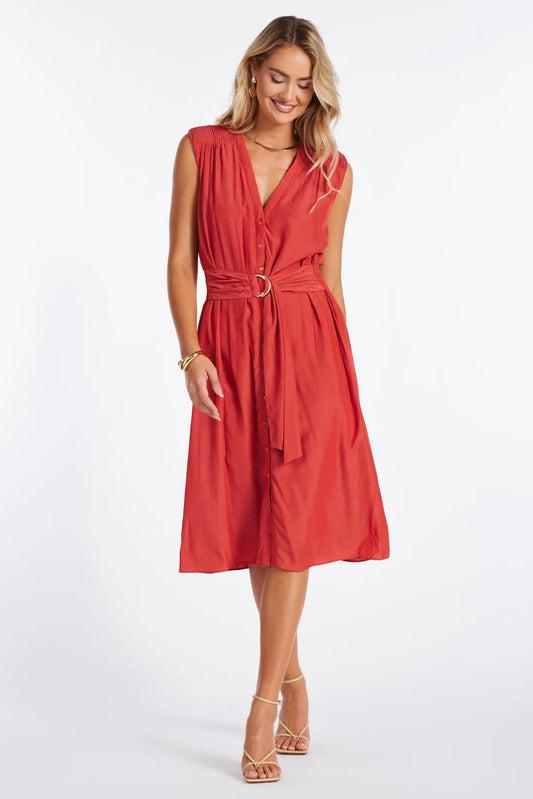 Summer Soirees Dress - Hibiscus