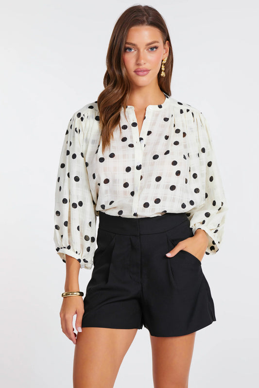 Juliette Blouse - Polka Dot