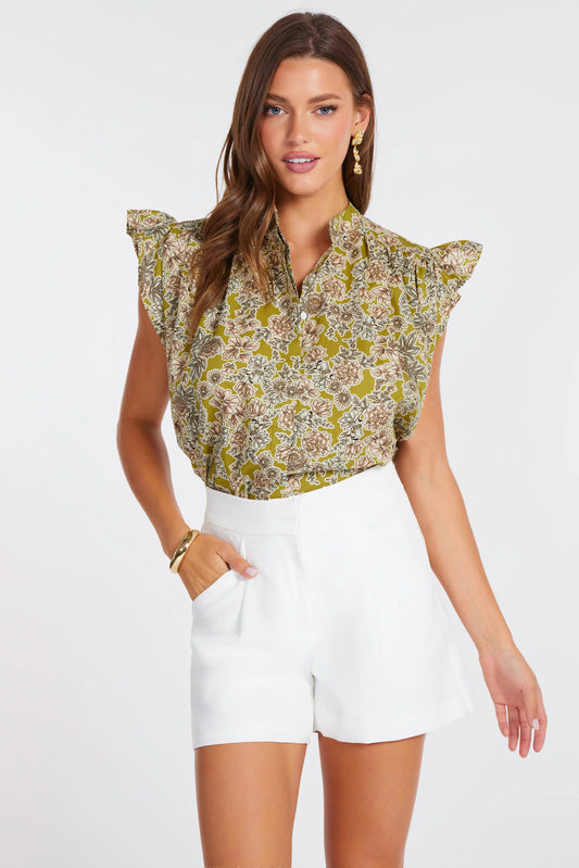 Lagos Blouse - Lagos Print