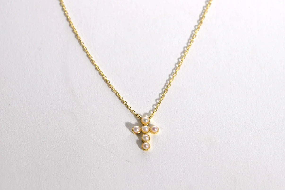 Allison Avery Baby Cross Necklace