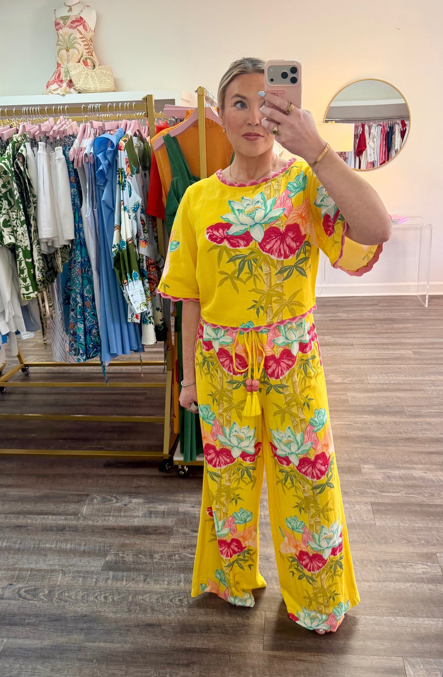 Presley Pants - Tropical Bamboo