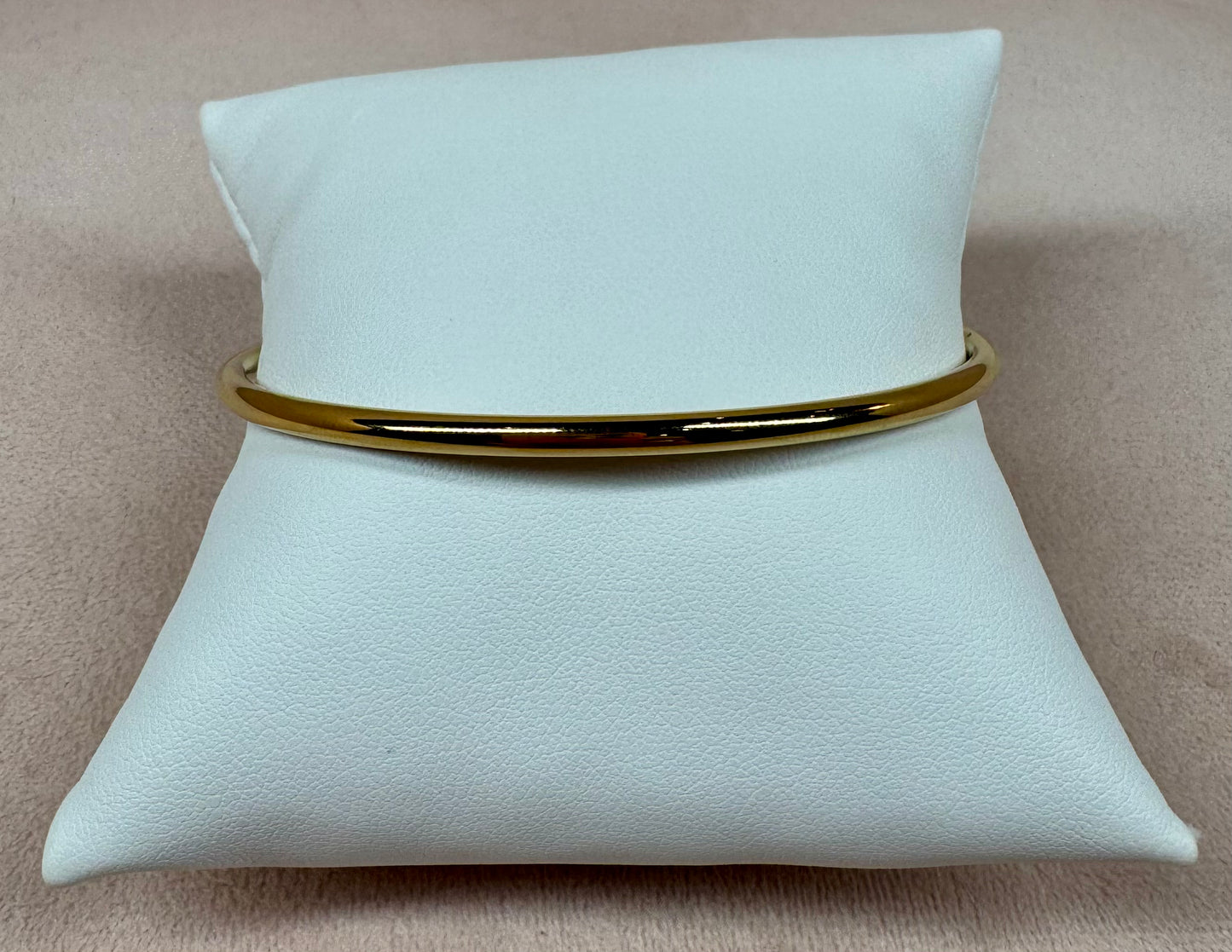 Round Bangle Bracelet - Gold
