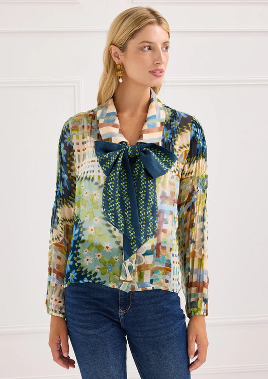 Cassie Shirt - Mosaic Meadow