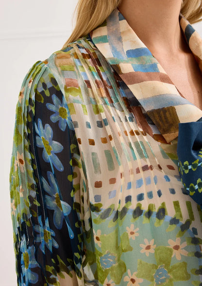 Cassie Shirt - Mosaic Meadow