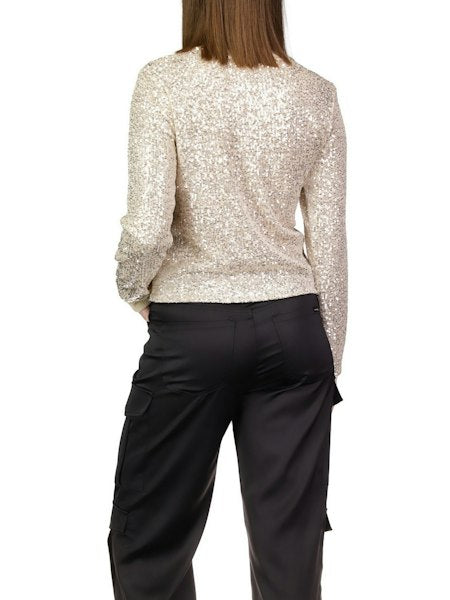 Sparkle Together Top - Champagne