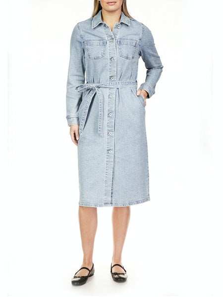 Wrapped Up Denim Dress - Virtuous