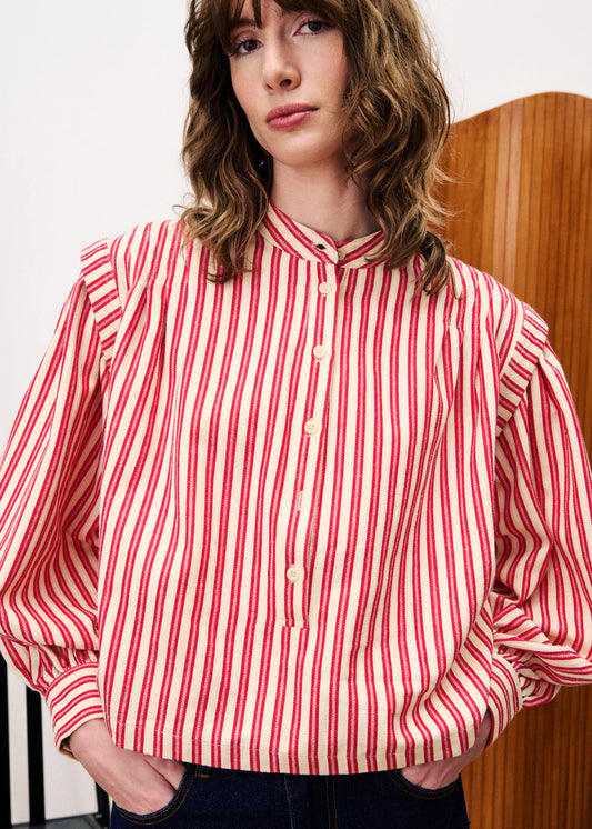Choupette Blouse - Rouge