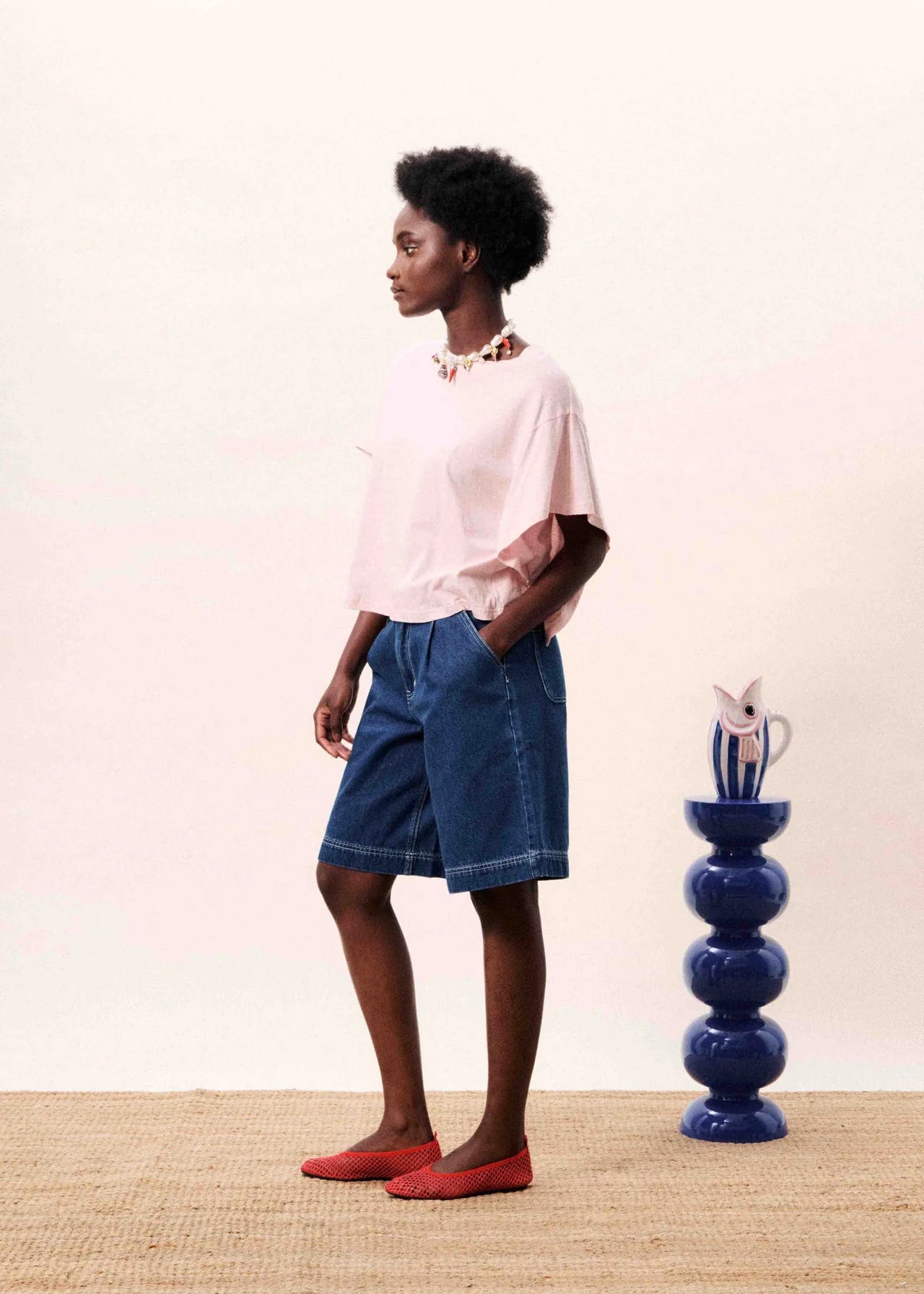 Briselia Top - Pale Pink
