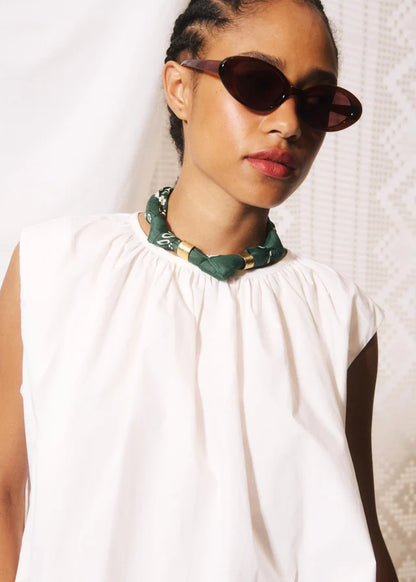 Caloggero Top - White