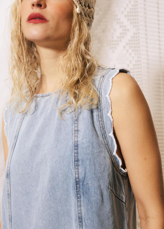 Vito Dress - Blue Jean