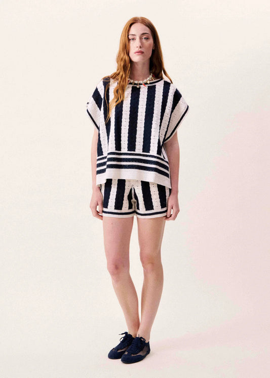 Debbie Top - Navy Blue