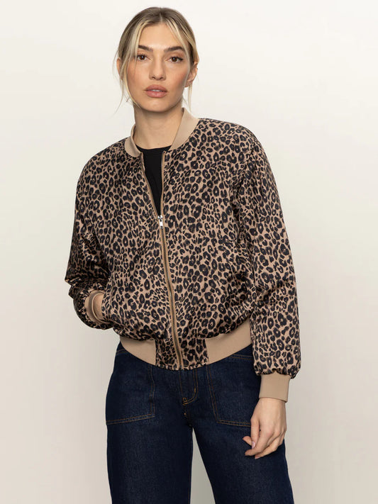 Monroe Sateen Bomber Jacket - French Kitty