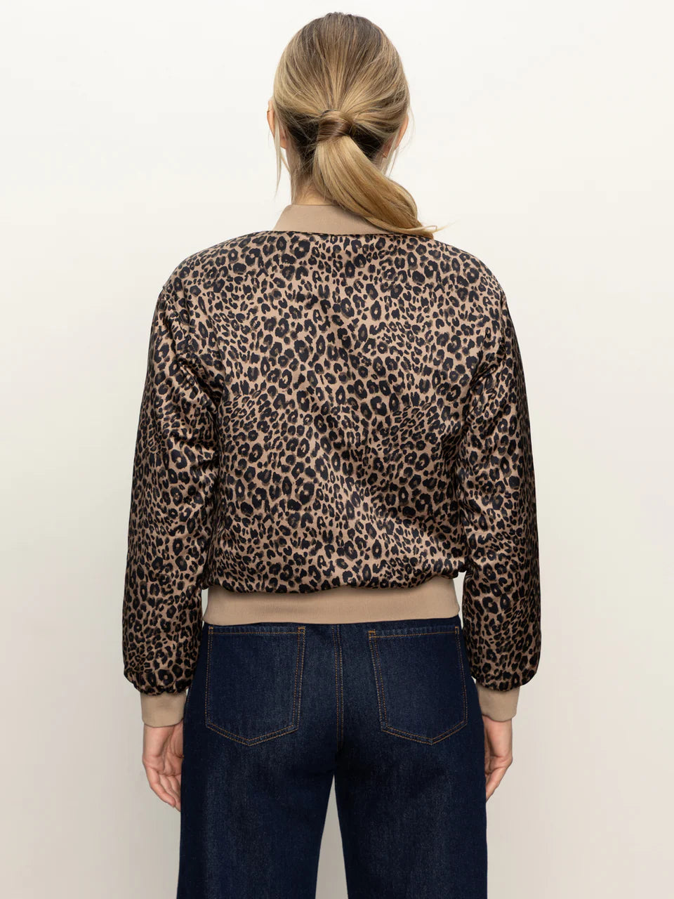 Monroe Sateen Bomber Jacket - French Kitty