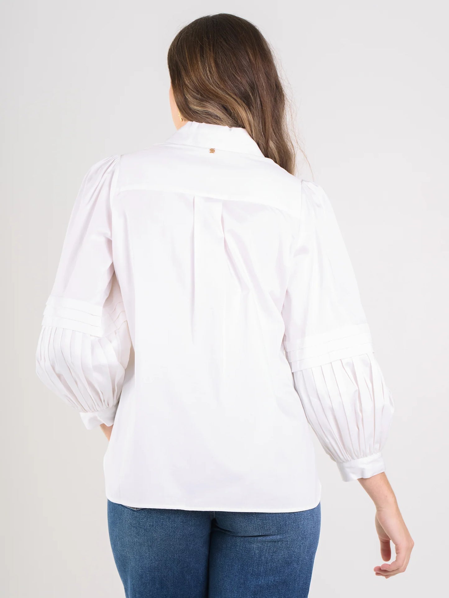 Oxford Top - White Cotton Poplin