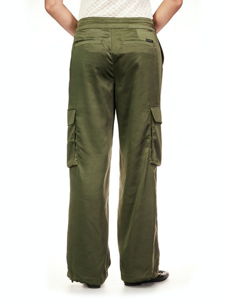 Eve Cargo Pant - Dark Olive