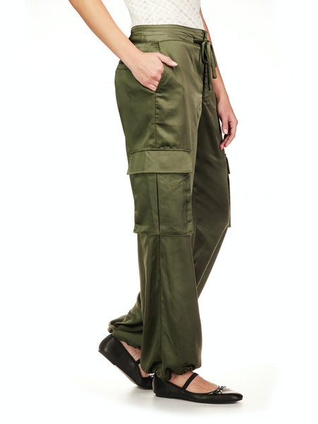 Eve Cargo Pant - Dark Olive