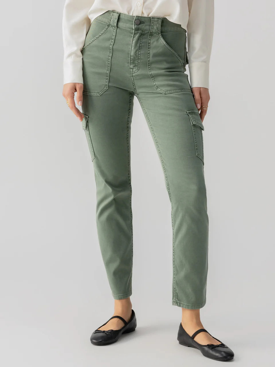 Sculpted Hayden Cargo Pant - Dark Spruce