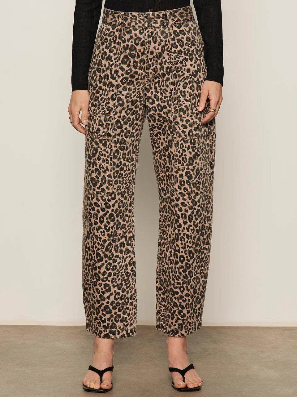 Boyfriend Utility High Rise Pant - French Kitty