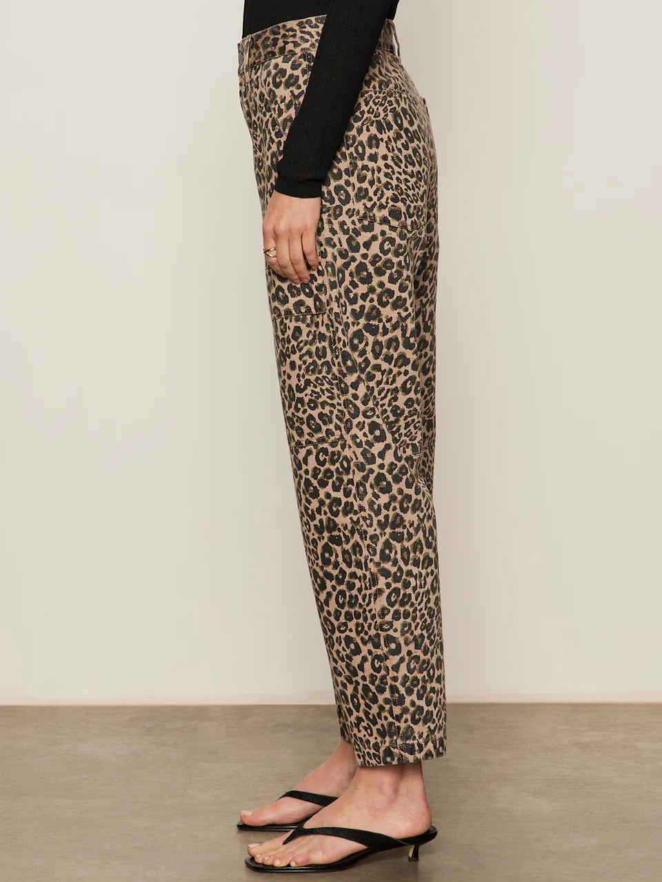 Boyfriend Utility High Rise Pant - French Kitty