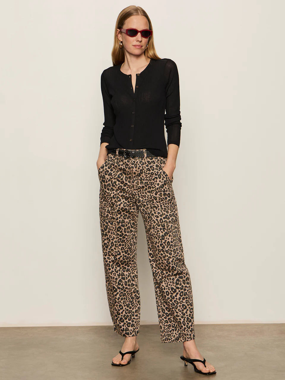 Boyfriend Utility High Rise Pant - French Kitty