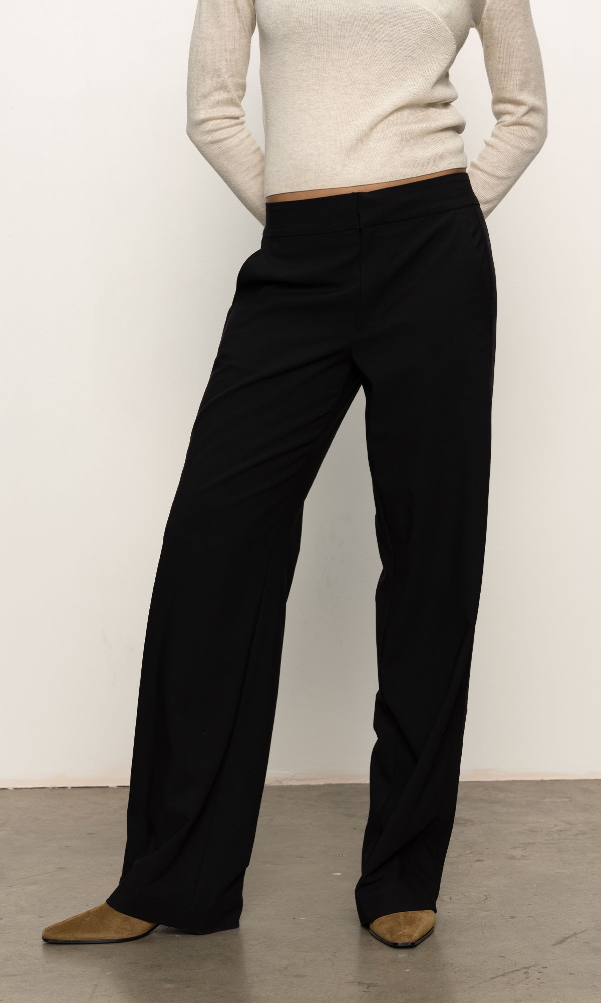 Modern Gab Trouser - Black