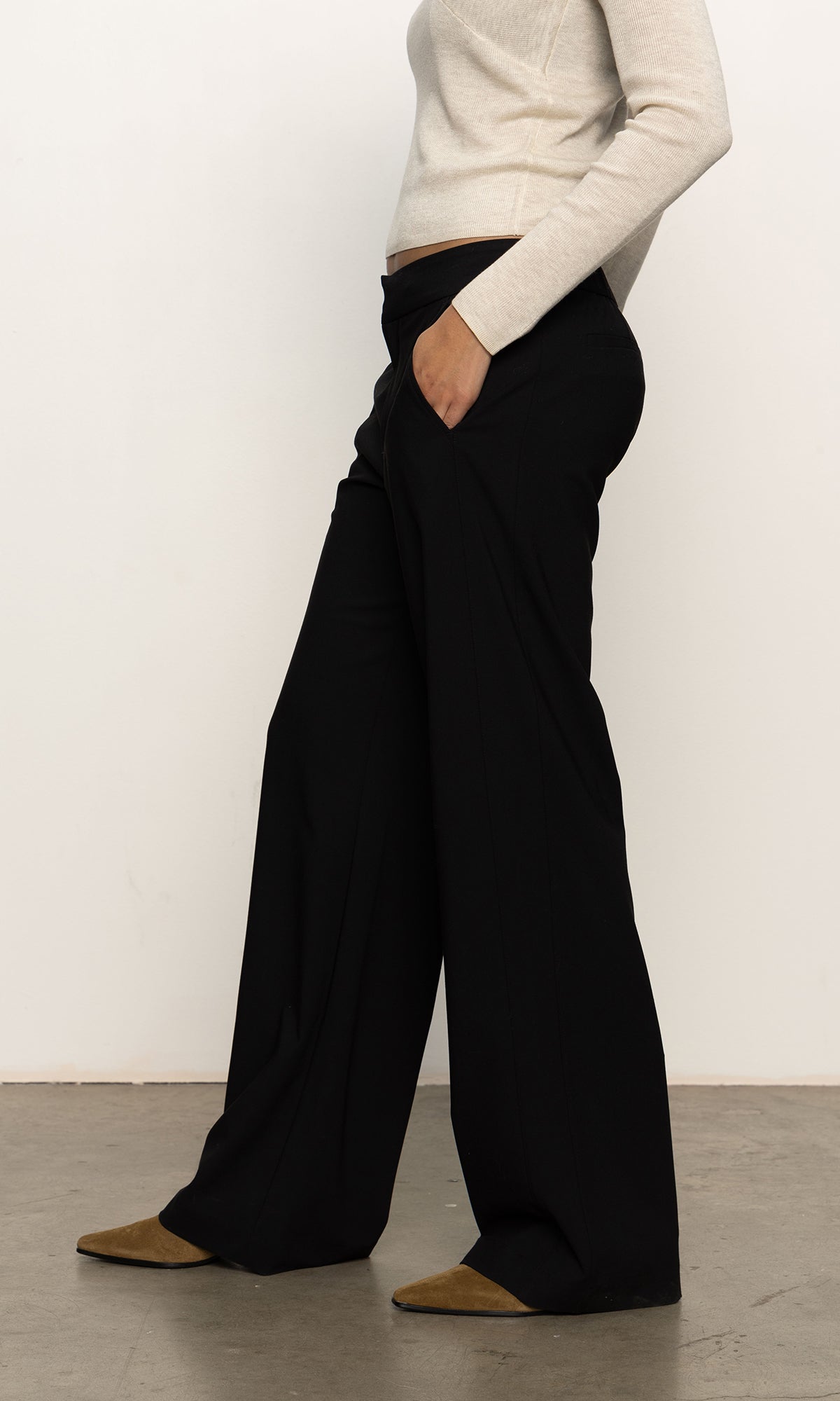 Modern Gab Trouser - Black