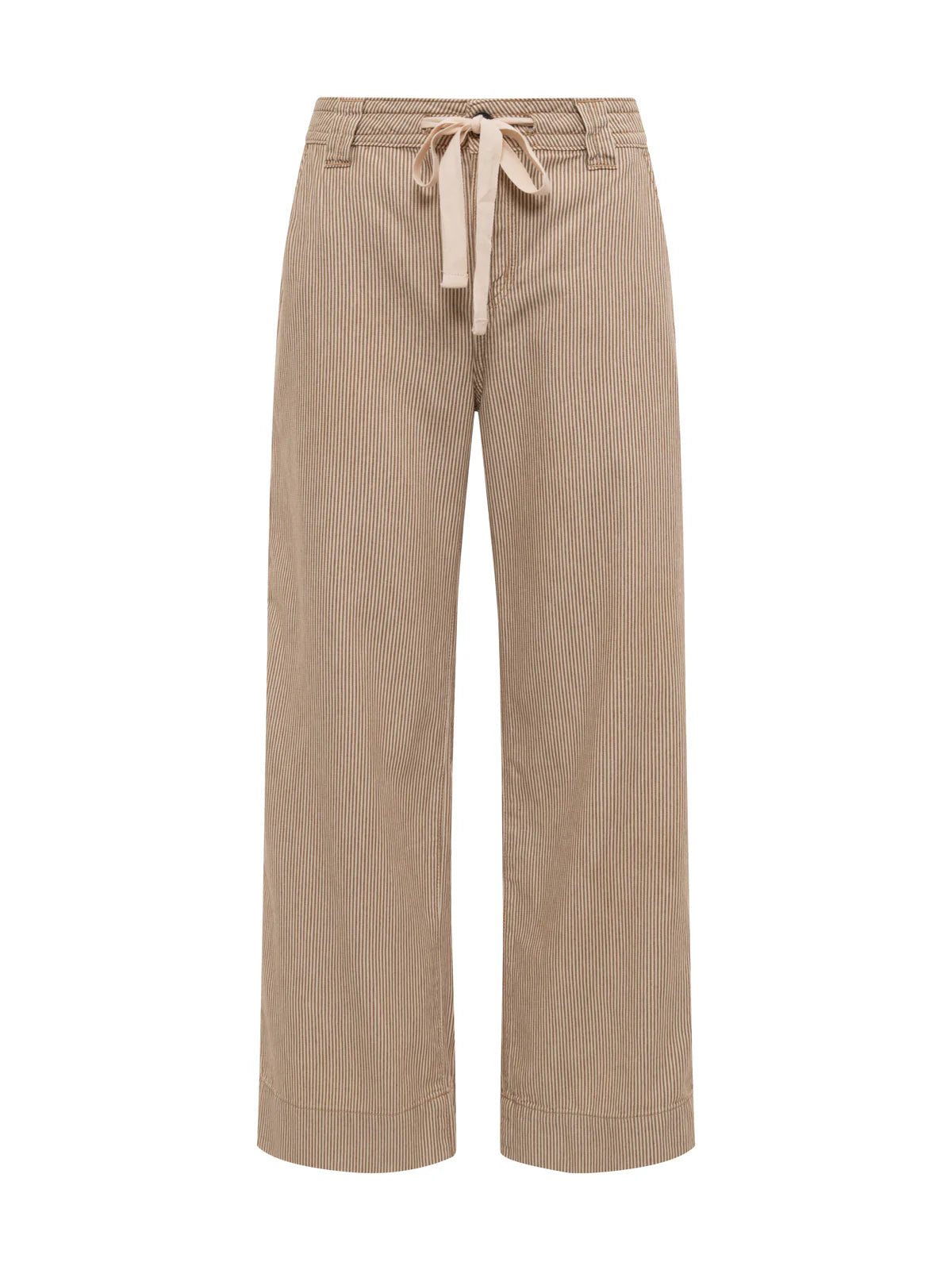 Lily Stripe Cropped Pant - Lido Stripe