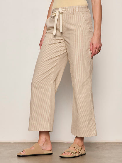 LILY STRIPE CROPPED PANT