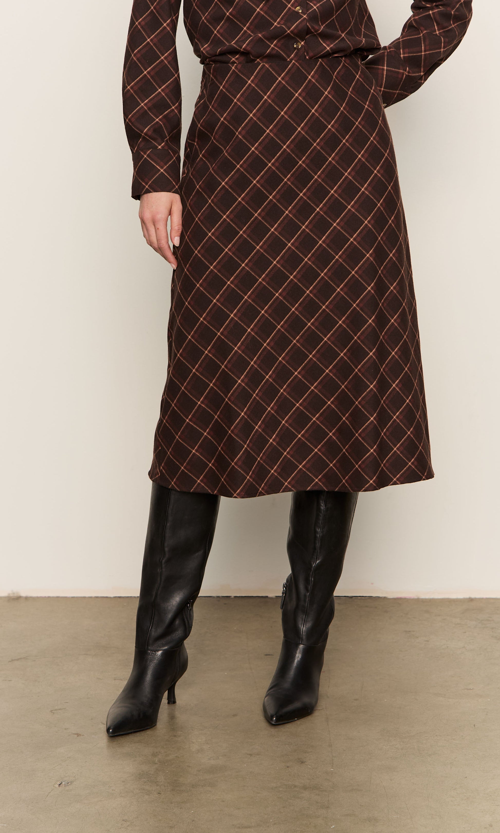 AUTUMN PLAID SKIRT
