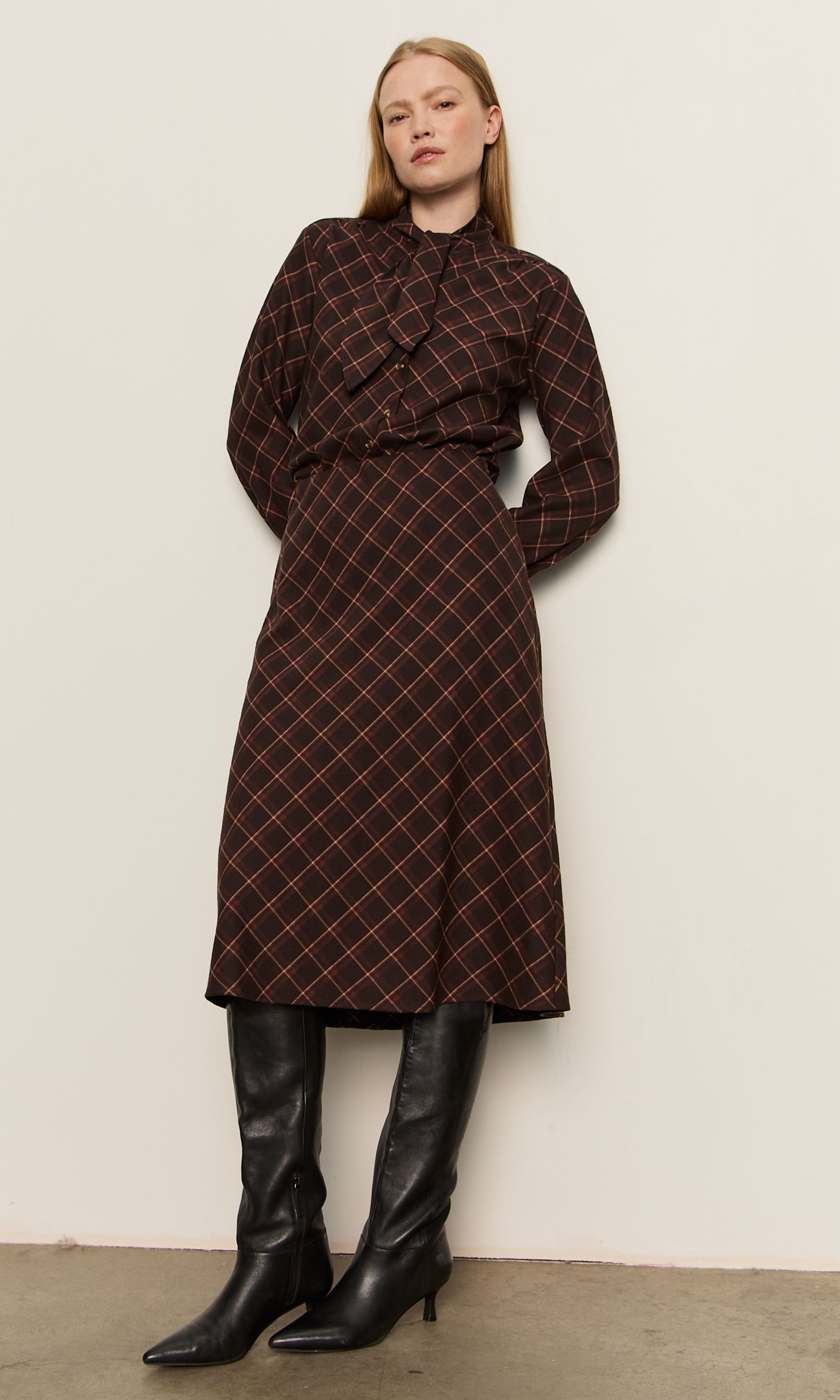 AUTUMN PLAID SKIRT