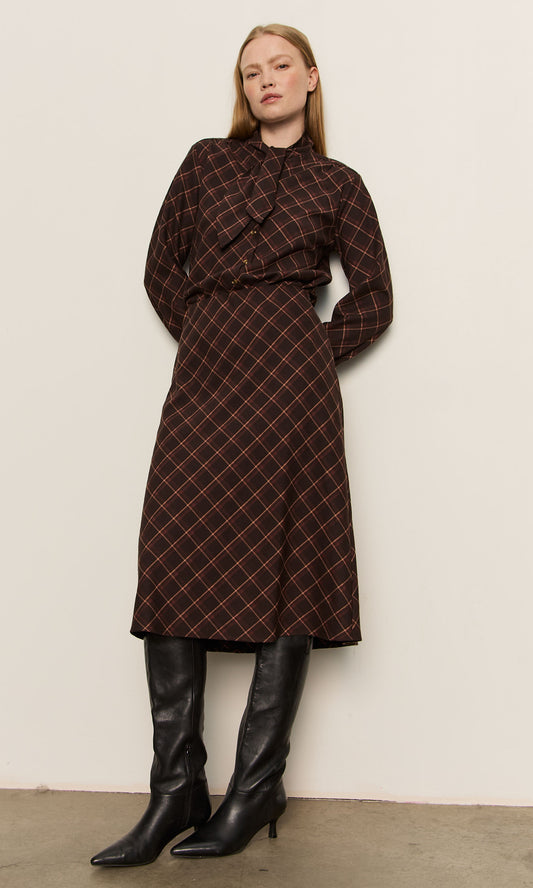 AUTUMN PLAID SKIRT