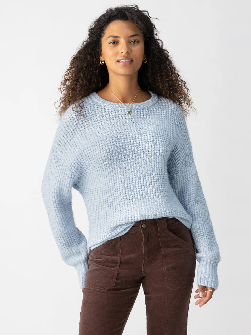 Snow Bunny Sweater - Sky